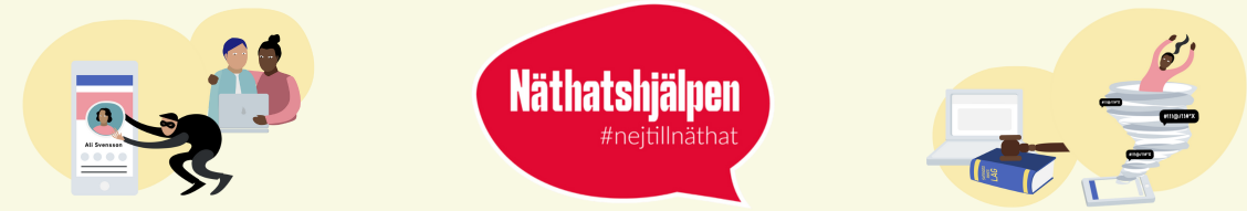 Näthatshjälpen – tillsammans säger vi #nejtillnäthat
